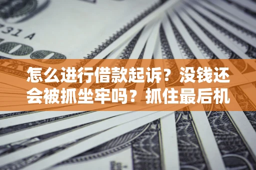 济南怎么进行借款起诉？没钱还会被抓坐牢吗？抓住最后机会！